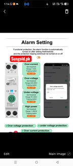 Smart Breaker 63A VA Protection and Metering