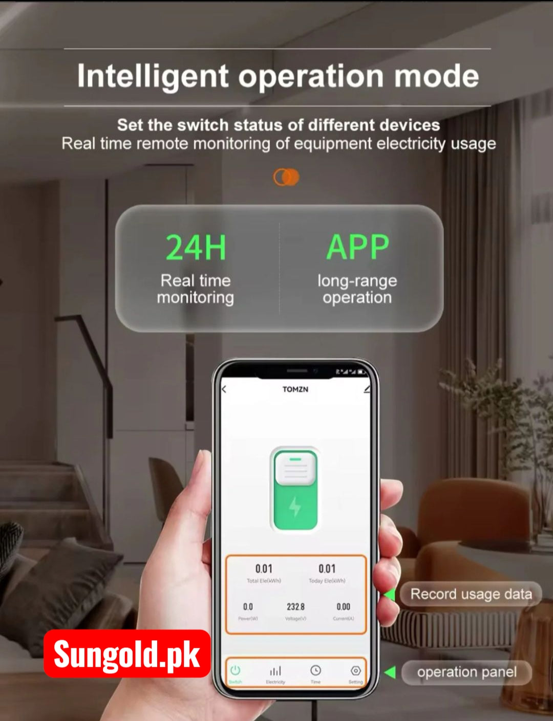 Smart Breaker 63A VA Protection and Metering