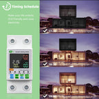 WIFI Smart  voltage current and - leakage protection