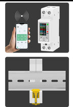 WIFI Smart Metering Circuit Breaker 10 in 1 Kwh (Lock Wapda Units)