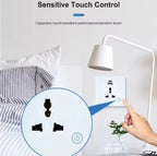 Alexa Google Voice Smart Home Tuya WIFI Control Wall Socket with USB Port Universal Electrical Plug Power US/UK Smart Switch