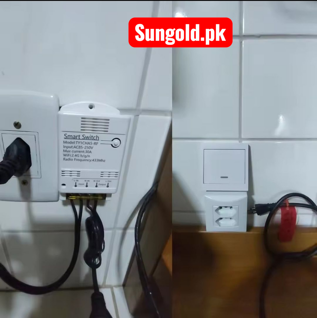 Wifi 30A Relay Module 85-250V 220V Smart Switch 30A Controller SmartLife Tuya Remote Control Alexa Google Home Automation