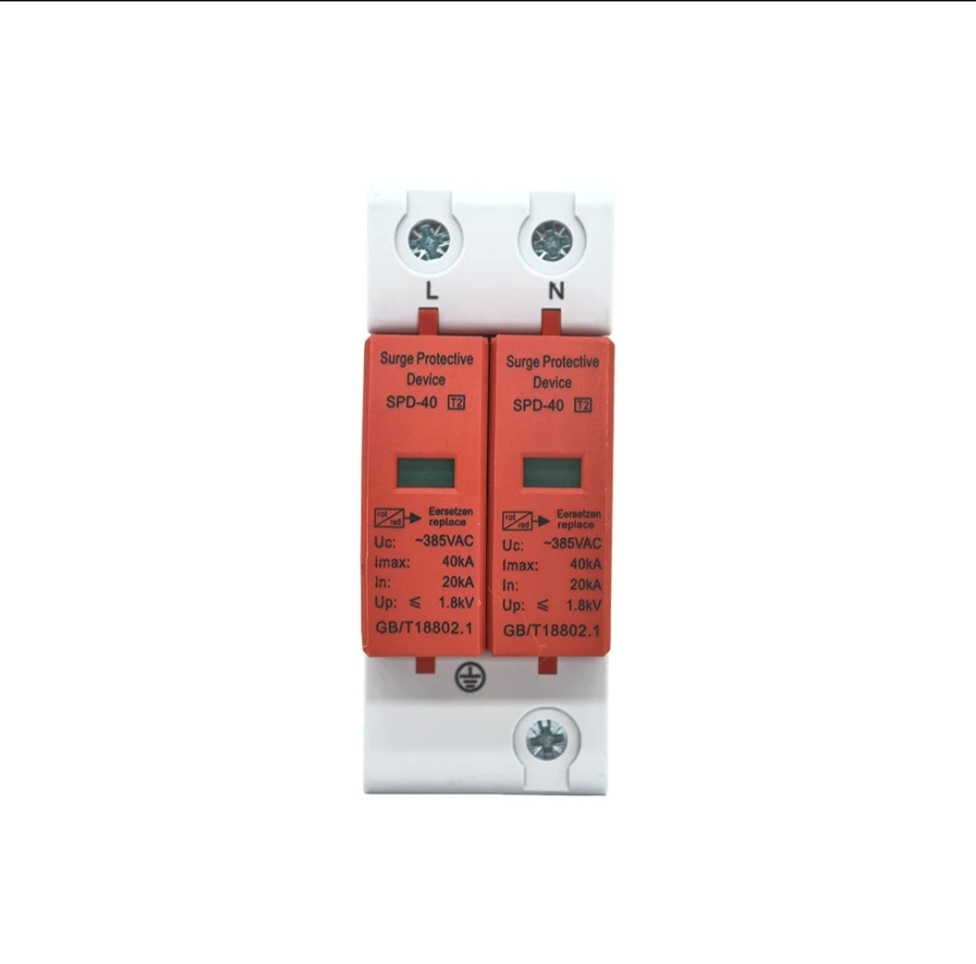 Surge protection device AC  SPD 385V 2 Pole 40K 2D Chip