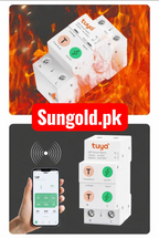 Din Rail WIFI Circuit Breaker 63A Smart Timer Switch with Unit Lock