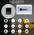 WIFI Smart  voltage current and - leakage protection sun gold
