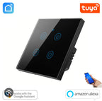 Tuya Smart WiFi 4 Gang Wall Touch Switch Compatible with Smart Life App