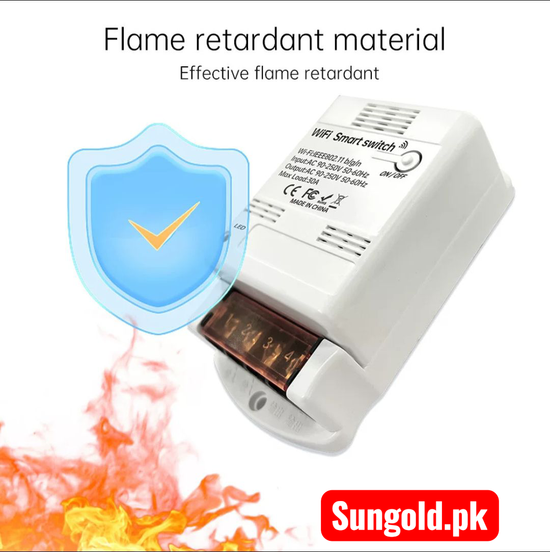 Wifi 30A Relay Module 85-250V 220V Smart Switch 30A Controller SmartLife Tuya Remote Control Alexa Google Home Automation